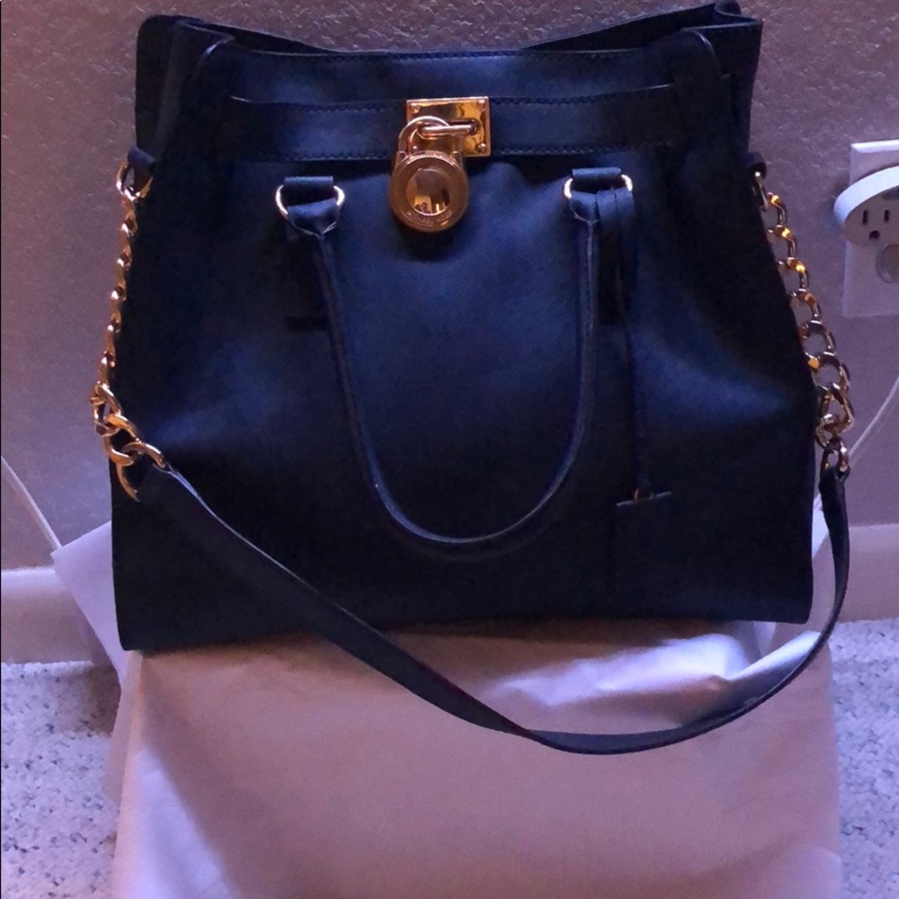 Michael Kors  Navy Hamilton Bag